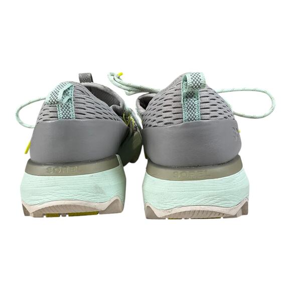 Sorel Women’s Shoes Size 10.5 Gray Mint Green Running Walking Sneakers Excellent - Picture 10 of 13